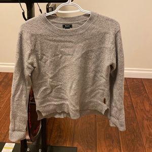 Grey knit sweater